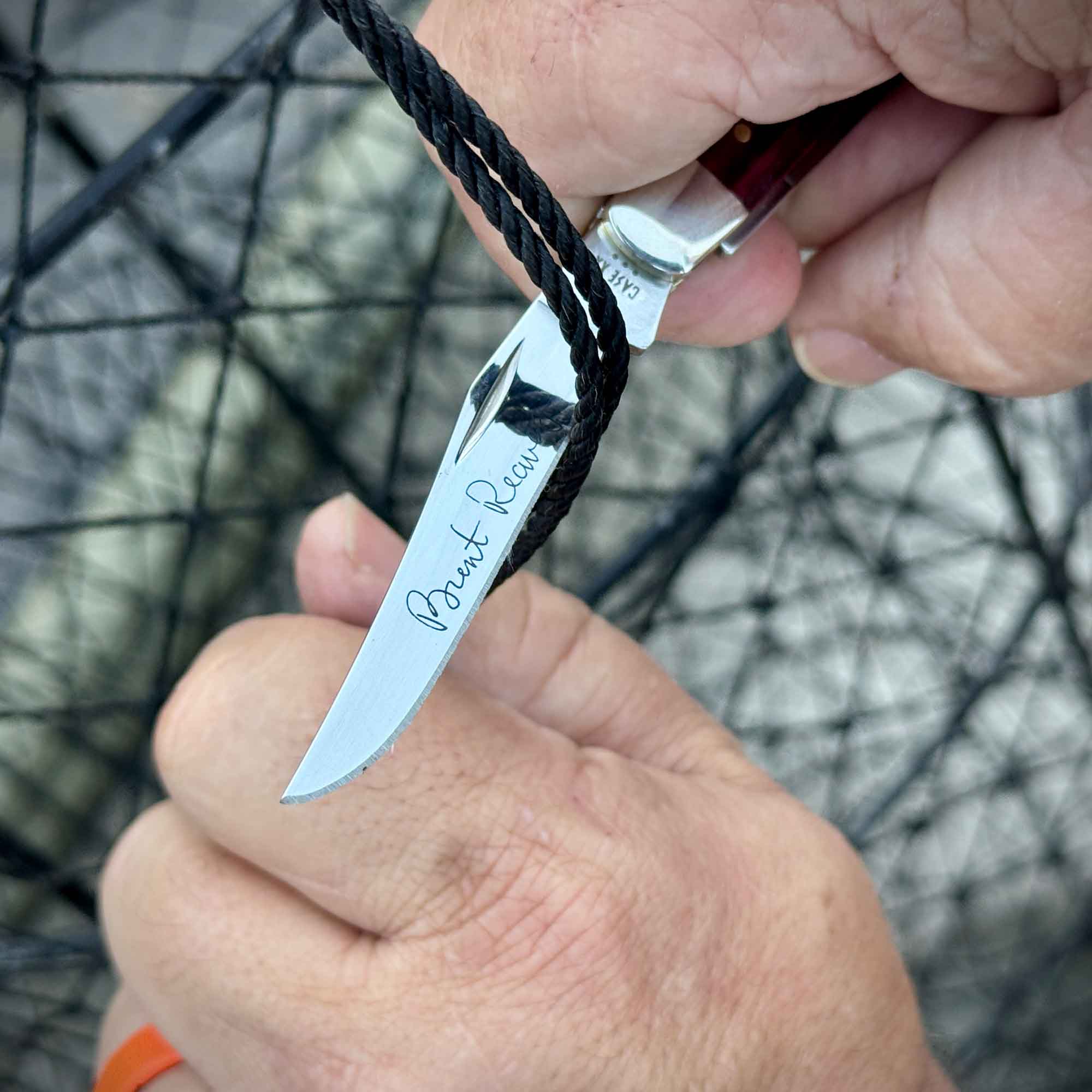 Case Knives Brent Reaves Signature Mini Trapper Knife - Image 4