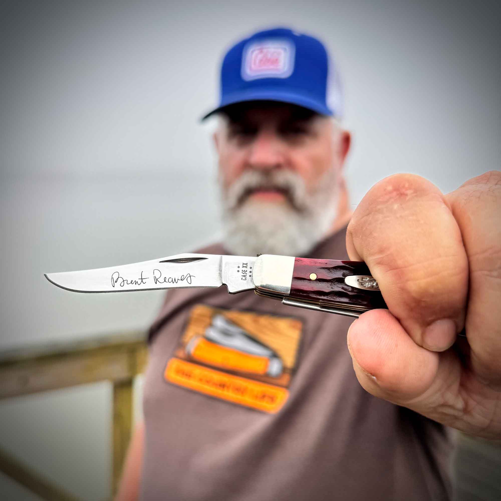 Case Knives Brent Reaves Signature Mini Trapper Knife - Image 5